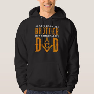 Mannen Freemason Dad Masonic Fraternal Freemasonry Hoodie