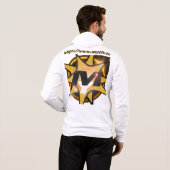 Mannen Full-Zip Hoodie van MYETV - 15 jaar (Achterkant volledig)