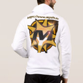 Mannen Full-Zip Hoodie van MYETV - 15 jaar (Achterkant)