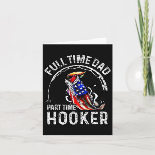 Mannen fulltime vader parttime grappig Gevist vade Kaart