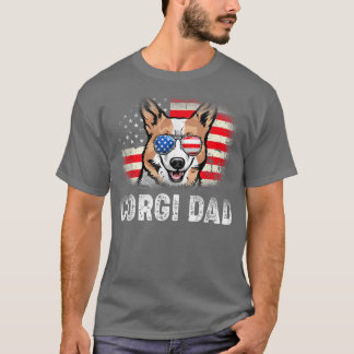 Mannen Fun Corgi T-shirt