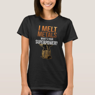 Mannen Fun Patriotic American Blacksmith Forge Ham T-shirt