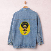 Mannen Funk  70s Costume Funky Afro Soul Mus Denim Jacket (Hangar)