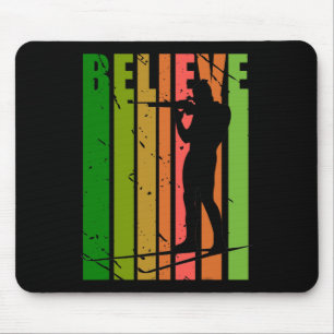 Mannen Funky Mannen Schieten Pistool Biathlon Doel Muismat