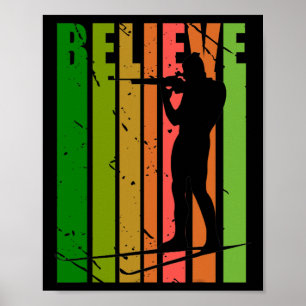 Mannen Funky Mannen Schieten Pistool Biathlon Doel Poster