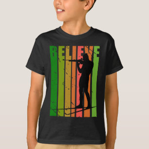 Mannen Funky Mannen Schieten Pistool Biathlon Doel T-shirt