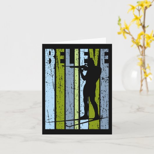 Mannen Funky Mannen Shooting Pistool Biathlon Targ Kaart (Gele Bloem)