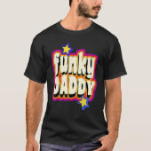 Mannen Funky  Retro 70s Funky Papa Disco Dan T-shirt (Voorkant)