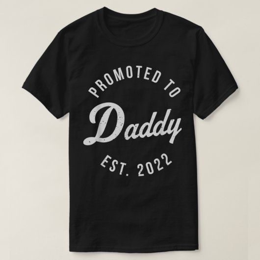 Mannen Funny 1e keer pap EST 2022 Nieuwe eerste va T-shirt (Design voorkant)