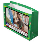 Mannen Funny 40th Verjaardag TV Nieuws 50th 60th Groot Cadeauzakje (Achterkant Gekanteld)