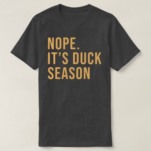 Mannen Funny and Hilarious Duck Hunting Shirt (Design voorkant)