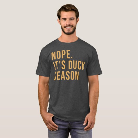 Mannen Funny and Hilarious Duck Hunting Shirt (Voorkant volledig)