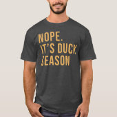 Mannen Funny and Hilarious Duck Hunting Shirt (Voorkant)