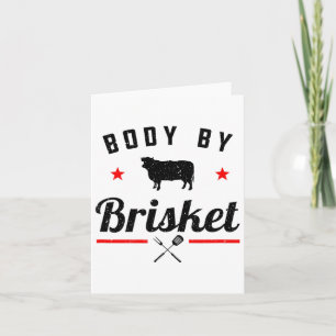 Mannen Funny BBQ Body door Brisket Grillen of Roke Kaart