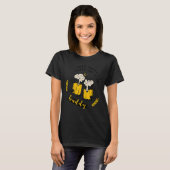 Mannen Funny Beer Favoriete Crack One Open Buddy S T-shirt (Voorkant volledig)