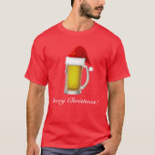 Mannen Funny Beery kerstbeer T Shirt (Voorkant)