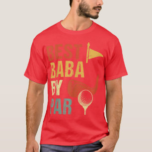 Mannen Funny Best Baba van Par Vaderdag Golf Love T-shirt