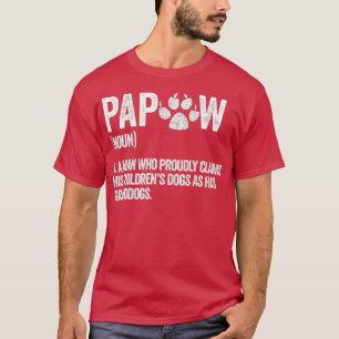 Mannen Funny Best Dog Grandpa Ever Papaw Apparel T-shirt