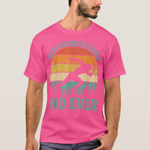 Mannen Funny Beste sport Wetenschap Pap Ooit Fa T-shirt