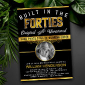 Mannen Funny Birthday Party Gebouwd in de jaren '4 Kaart