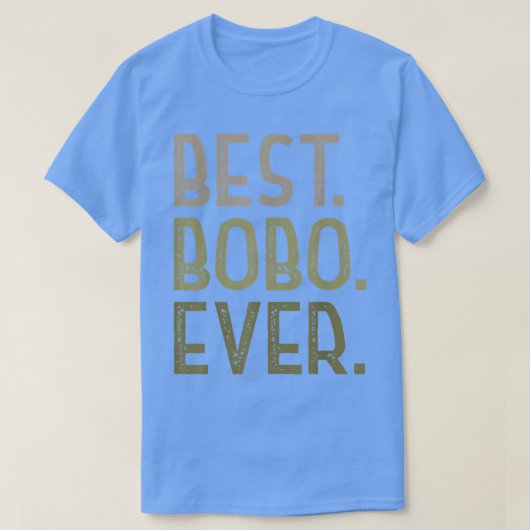 Mannen Funny Bobo-design voor grote vaders Dag Bes T-shirt (Design voorkant)