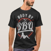 Mannen Funny Body van BBQ vleeskerk T-shirt (Voorkant)