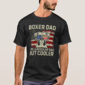 Mannen Funny Boxer Pap  Amerikaanse vlag T-shirt (Voorkant)