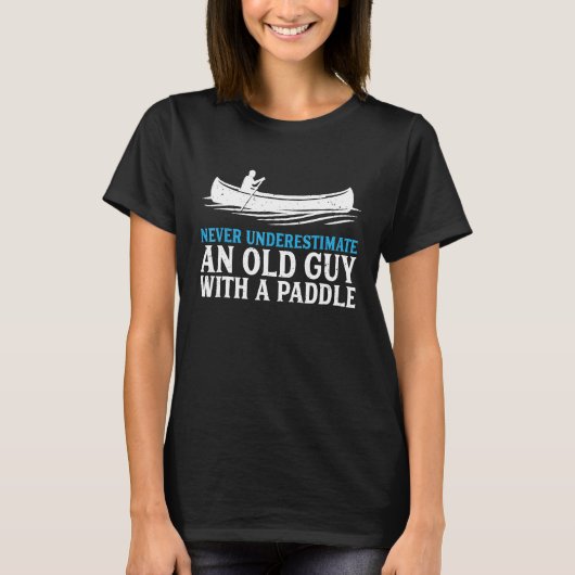 Mannen Funny Canoeing Shirt voor de Humor van mann (Voorkant)