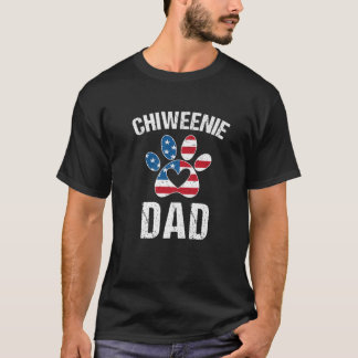 Mannen Funny Chiweenie Dad Chiweenie Lover Owner P T-shirt