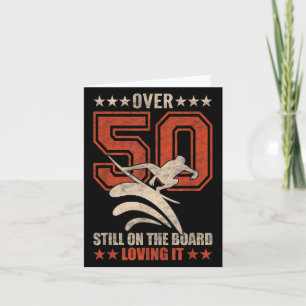 Mannen Funny Cool Surfer Dude Surfboard 50 jaar ou Kaart