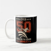 Mannen Funny Cool Surfer Dude Surfboard 50 jaar ou Koffiemok (Links)