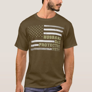 Mannen Funny Dad Day First Time Best Husband T-shirt