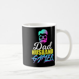 Mannen Funny Dad Man Gamer Quote Koffiemok