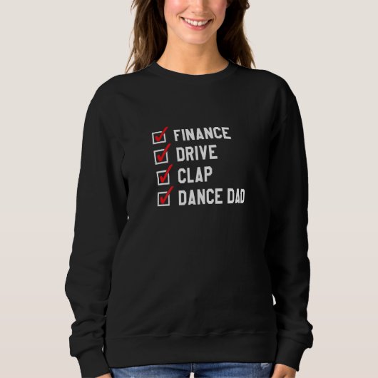 Mannen Funny Dance Dad Graphic Trui (Voorkant)
