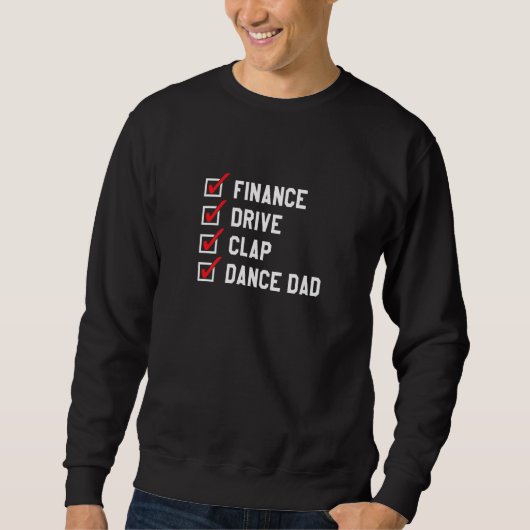 Mannen Funny Dance Dad Graphic Trui (Voorkant)