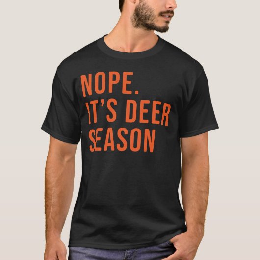 Mannen Funny Deer Hunting Shirt (Voorkant)