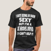 Mannen Funny Dirt Track Racing Quote Late Model T-shirt (Voorkant)