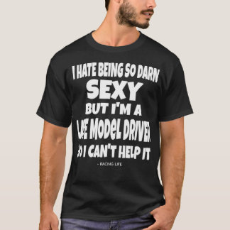 Mannen Funny Dirt Track Racing Quote Late Model T-shirt