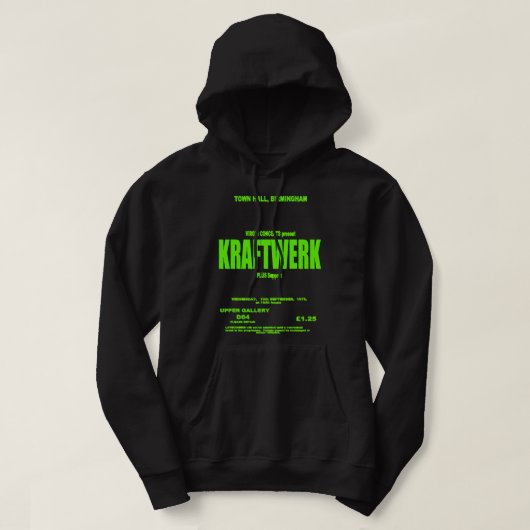 Mannen Funny Electronic Kraftwerk Music Gifts for  Hoodie (Design voorkant)