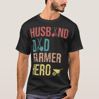 Mannen Funny Farmer Dad Farming Rancher T-shirt
