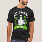 Mannen Funny Fathers Dag Beste opa van Par Golf T-shirt (Voorkant)