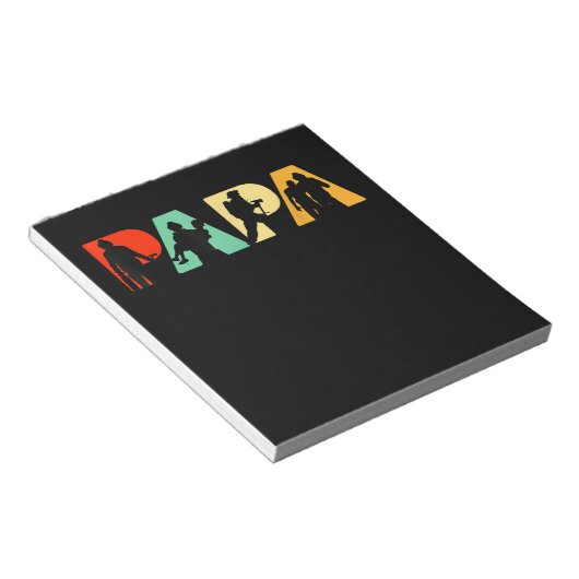 Mannen Funny Fathers Day Gift |Funny Firefighter,  Notitieblok (Schuin)