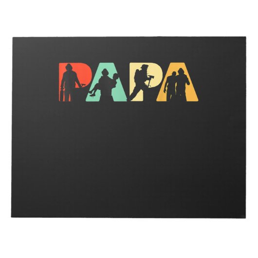 Mannen Funny Fathers Day Gift |Funny Firefighter, Notitieblok (Voorkant)