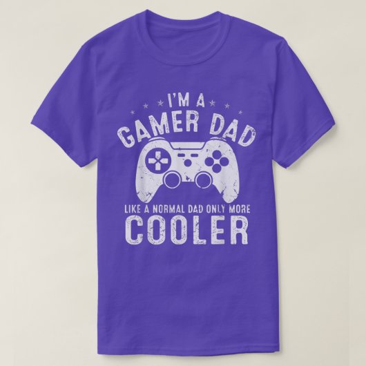 Mannen Funny Gamer Pa Vaderdag Video Game Gami T-shirt (Design voorkant)