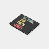 Mannen Funny Gift Husband Pap Chess Legend Post-it® Notes (Schuin)