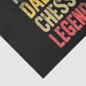 Mannen Funny Gift Husband Pap Chess Legend Tissuepapier (Detail)