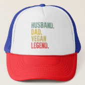 Mannen Funny Gift Husband Pap Vegan Legend Trucker Pet (Voorkant)