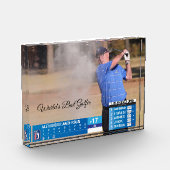 Mannen Funny Golf Nieuws 40e 50e 60e Verjaardag Fotoblokken (Links)