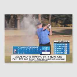 Mannen Funny ⛳ Golfnieuws 40e 50e 60e verjaardag