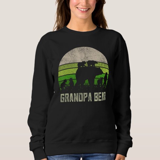 Mannen Funny Grandad van opa Beer 6 Trui (Voorkant)